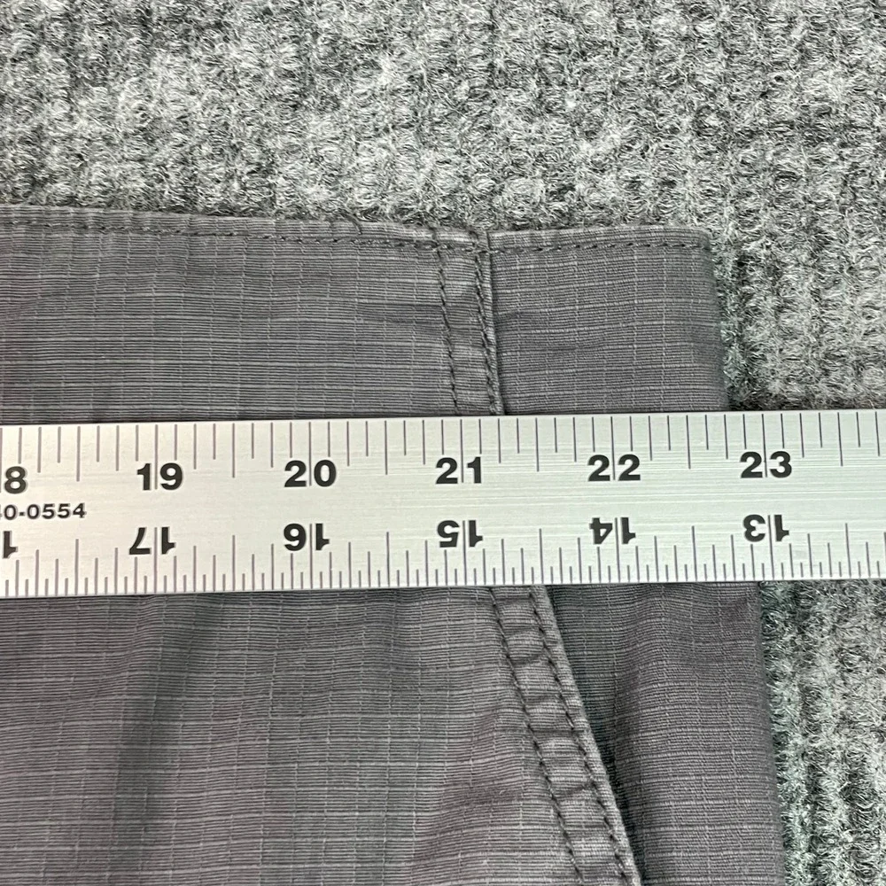 True Nation Cargo Shorts Mens 46 Gray Ripstop Stretch Utility Casual Pockets
